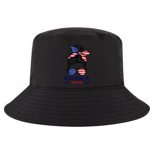 Kamala Harris 2024 President Women America Flag Vote Gift Cool Comfort Performance Bucket Hat