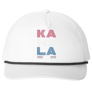 Kamala Harris 2024 For President Campaign Snapback Five-Panel Rope Hat