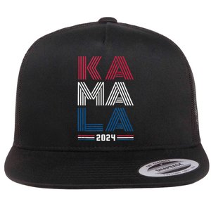 Kamala Harris 2024 For President Campaign Flat Bill Trucker Hat