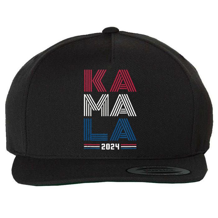 Kamala Harris 2024 For President Campaign Wool Snapback Cap