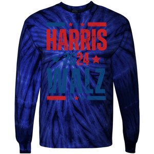 Kamala Harris 2024 Walz Tie-Dye Long Sleeve Shirt