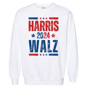 Kamala Harris 2024 Walz Garment-Dyed Sweatshirt