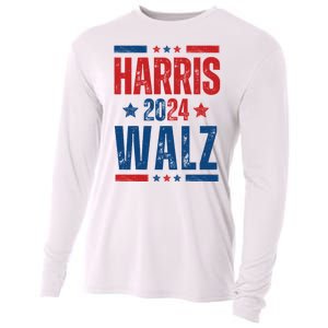 Kamala Harris 2024 Walz Cooling Performance Long Sleeve Crew