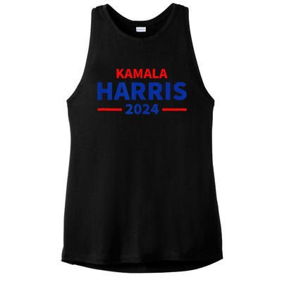 Kamala Harris 2024 Ladies PosiCharge Tri-Blend Wicking Tank