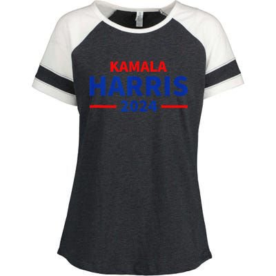 Kamala Harris 2024 Enza Ladies Jersey Colorblock Tee