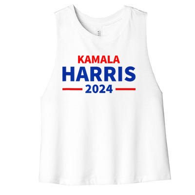 Kamala Harris 2024 Women's Racerback Cropped Tank