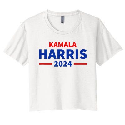 Kamala Harris 2024 Women's Crop Top Tee