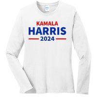 Kamala Harris 2024 Ladies Long Sleeve Shirt