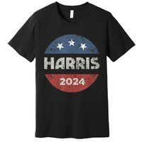 Kamala Harris 2024 For President Campaign Us Flag Premium T-Shirt