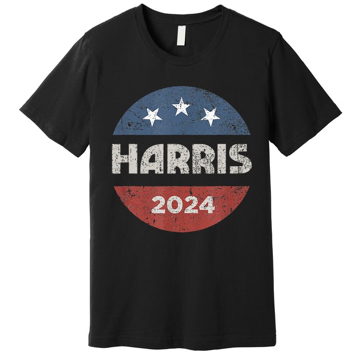 Kamala Harris 2024 For President Campaign Us Flag Premium T-Shirt