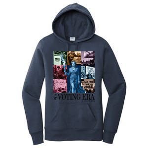 Kamala Harris 2024 In My Voting Era Madam President Gift Women's Pullover Hoodie