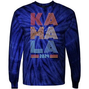 Kamala Harris 2024 Presidential Election Tie-Dye Long Sleeve Shirt