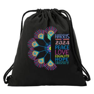 Kamala Harris 2024 Presidential Election Historic Usa Drawstring Bag