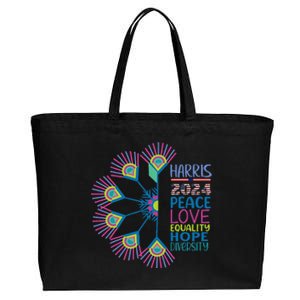 Kamala Harris 2024 Presidential Election Historic Usa Cotton Canvas Jumbo Tote