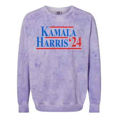 Kamala Harris 2024 Election Colorblast Crewneck Sweatshirt