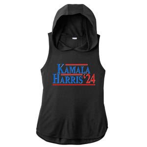 Kamala Harris 2024 Election Ladies PosiCharge Tri-Blend Wicking Draft Hoodie Tank