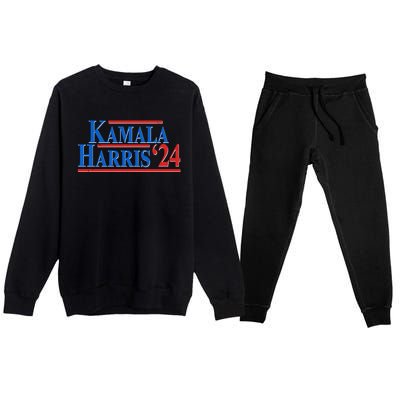 Kamala Harris 2024 Election Premium Crewneck Sweatsuit Set