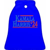 Kamala Harris 2024 Election Ceramic Bell Ornament