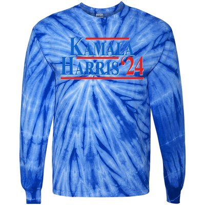 Kamala Harris 2024 Election Tie-Dye Long Sleeve Shirt