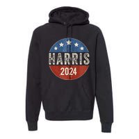 Kamala Harris 2024 For President Campaign Us Flag Premium Hoodie