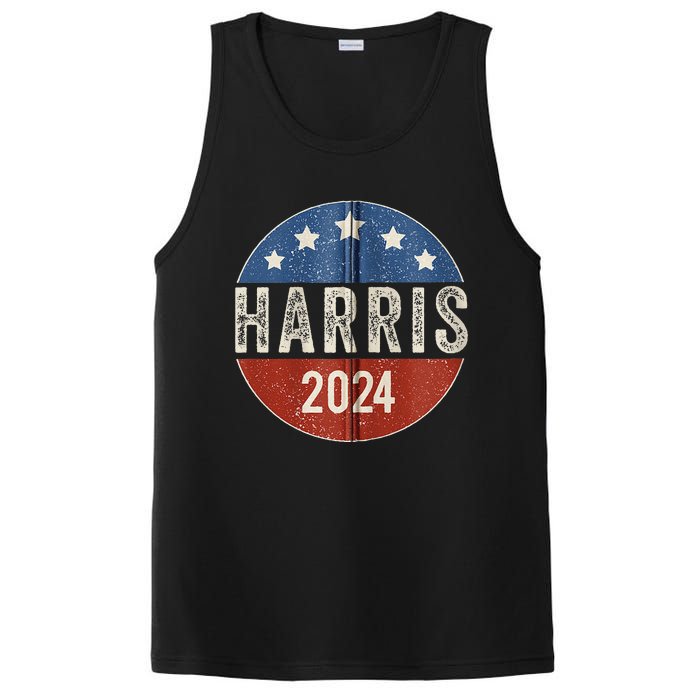 Kamala Harris 2024 For President Campaign Us Flag PosiCharge Competitor Tank