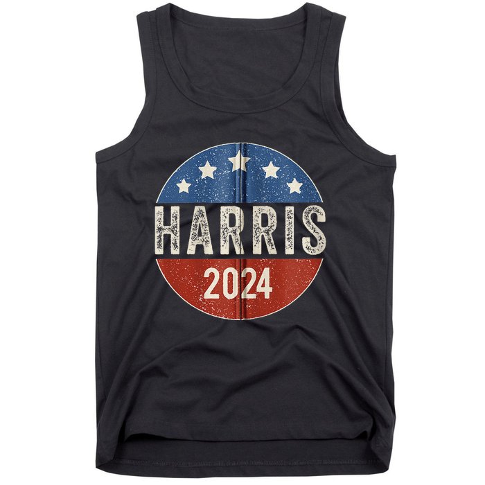 Kamala Harris 2024 For President Campaign Us Flag Tank Top