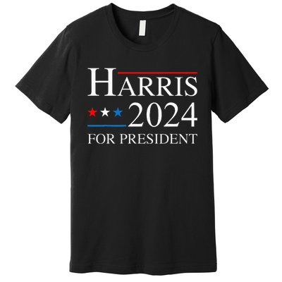 Kamala Harris 2024 For President Election Campaign Premium T-Shirt