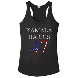 Kamala Harris 2024 For President Kamala Harris 47 Ladies PosiCharge Competitor Racerback Tank