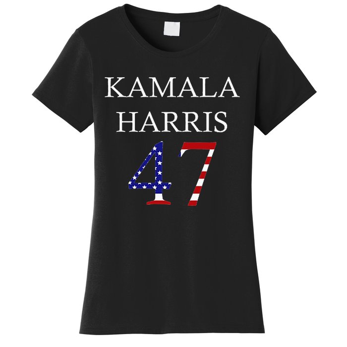 Kamala Harris 2024 For President Kamala Harris 47 Women's T-Shirt