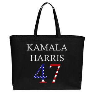 Kamala Harris 2024 For President Kamala Harris 47 Cotton Canvas Jumbo Tote