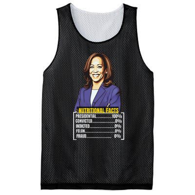 Kamala Harris 2024 For President Harris Versus Trump Facts Mesh Reversible Basketball Jersey Tank