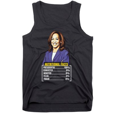 Kamala Harris 2024 For President Harris Versus Trump Facts Tank Top