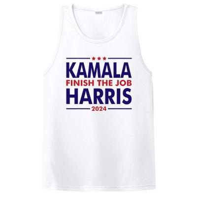 Kamala Harris 2024 LetS Finish The Job 2024 PosiCharge Competitor Tank