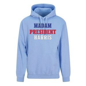 Kamala Harris 2024 Madam President Presidential Election Unisex Surf Hoodie