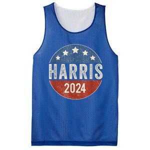 Kamala Harris 2024 For President Campaign Us Flag Mesh Reversible Basketball Jersey Tank