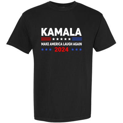 Kamala Harris 2024 Make America Laugh Agin Garment-Dyed Heavyweight T-Shirt