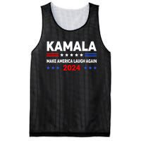 Kamala Harris 2024 Make America Laugh Agin Mesh Reversible Basketball Jersey Tank