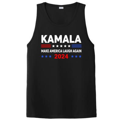 Kamala Harris 2024 Make America Laugh Agin PosiCharge Competitor Tank