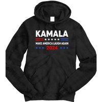 Kamala Harris 2024 Make America Laugh Agin Tie Dye Hoodie