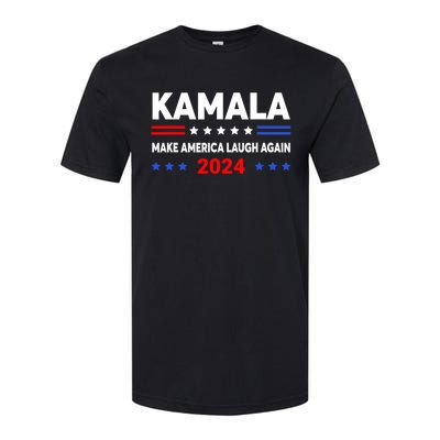 Kamala Harris 2024 Make America Laugh Agin Softstyle CVC T-Shirt