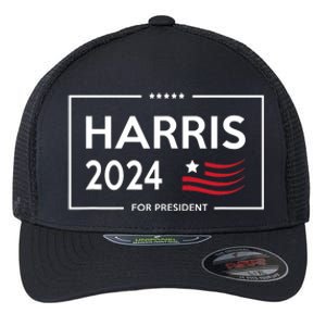 Kamala Harris 2024 For President Campaign Flexfit Unipanel Trucker Cap