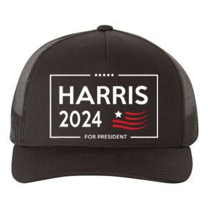 Kamala Harris 2024 For President Campaign Yupoong Adult 5-Panel Trucker Hat