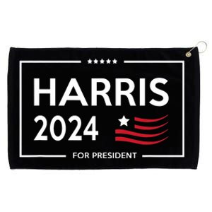 Kamala Harris 2024 For President Campaign Grommeted Golf Towel