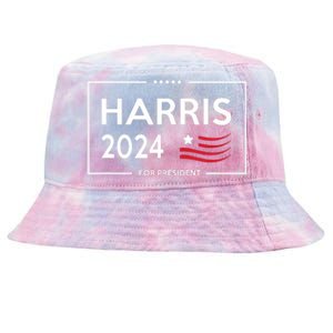 Kamala Harris 2024 For President Campaign Tie-Dyed Bucket Hat