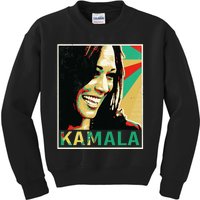 Kamala Harris 2024 Kamala For President Kids Sweatshirt