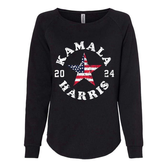 Kamala Harris 2024 President American Flag Vote Kamala Womens California Wash Sweatshirt