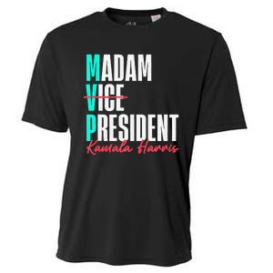 Kamala Harris 2024 Madam President Mvp 24 Democrat Cooling Performance Crew T-Shirt