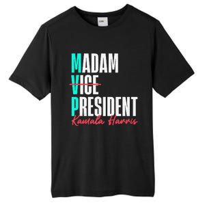 Kamala Harris 2024 Madam President Mvp 24 Democrat Tall Fusion ChromaSoft Performance T-Shirt