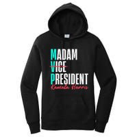 Kamala Harris 2024 Madam President Mvp 24 Democrat Women's Pullover Hoodie