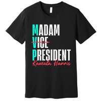 Kamala Harris 2024 Madam President Mvp 24 Democrat Premium T-Shirt